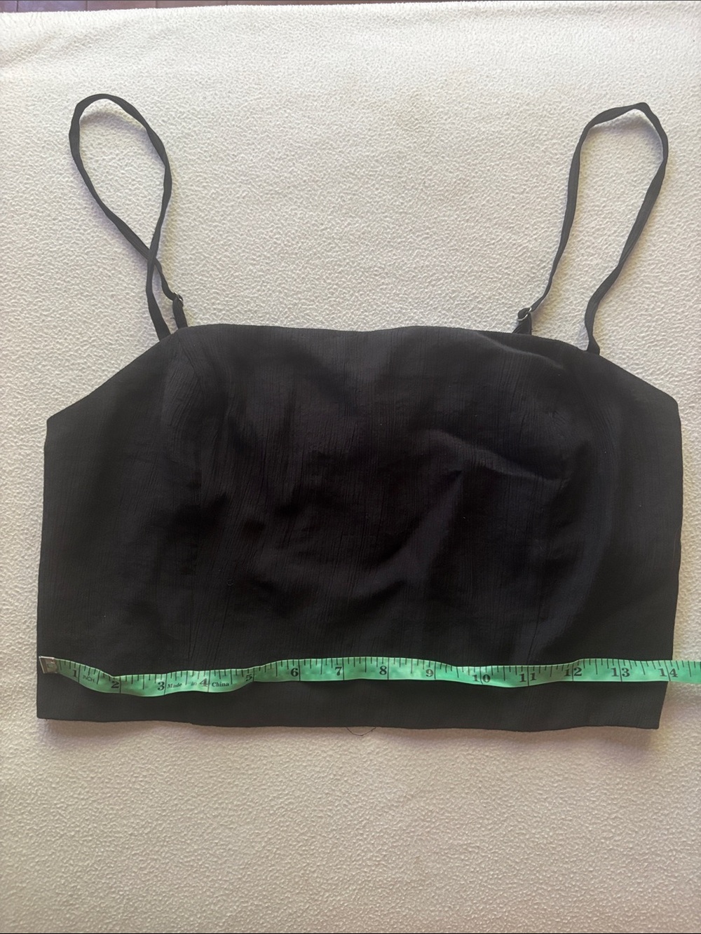 A&F Smocked Crop Tank